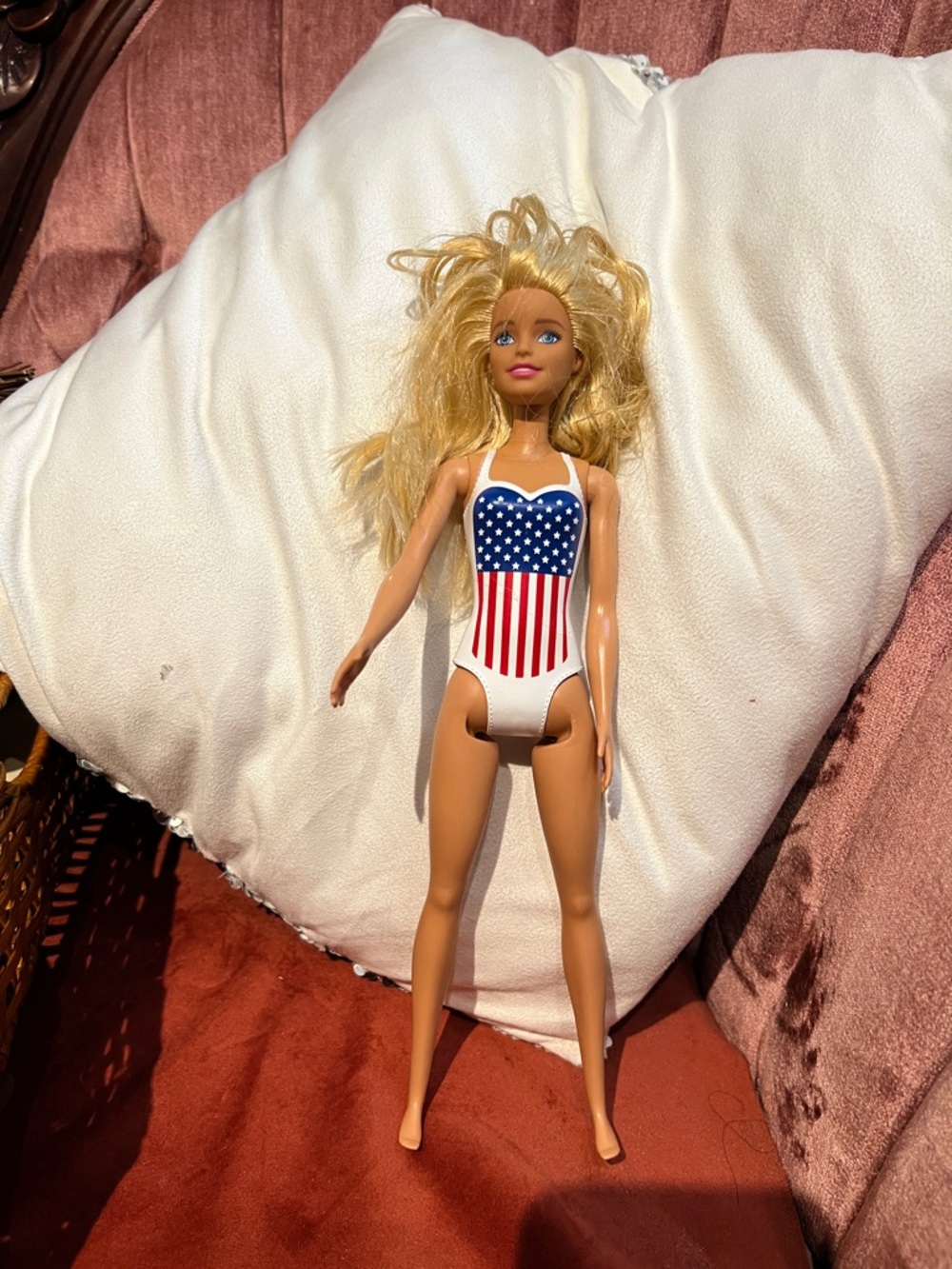 American Flag Swimsuit Doll